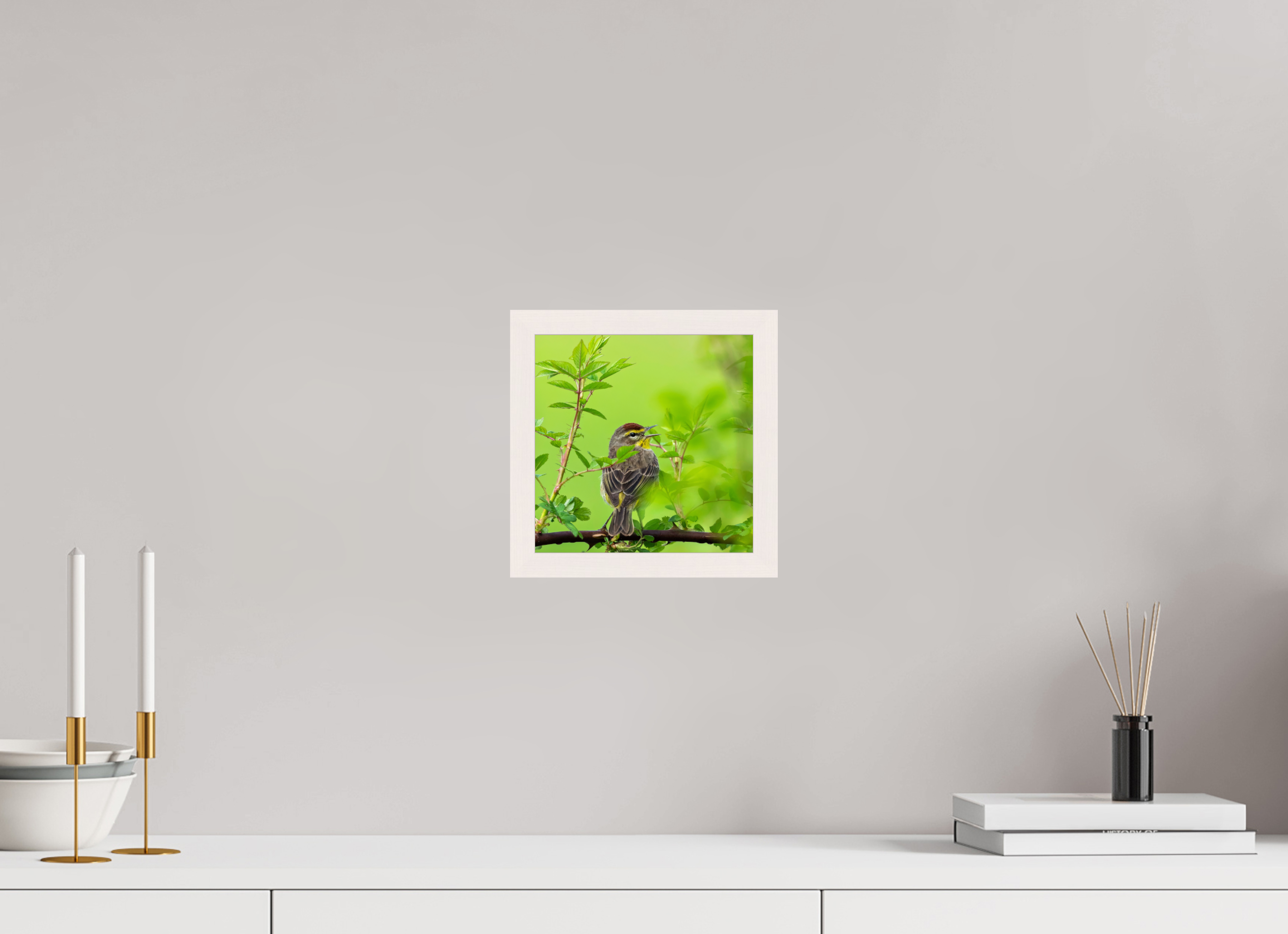 8 x 8″, Gallery Frame Palm in the Roses