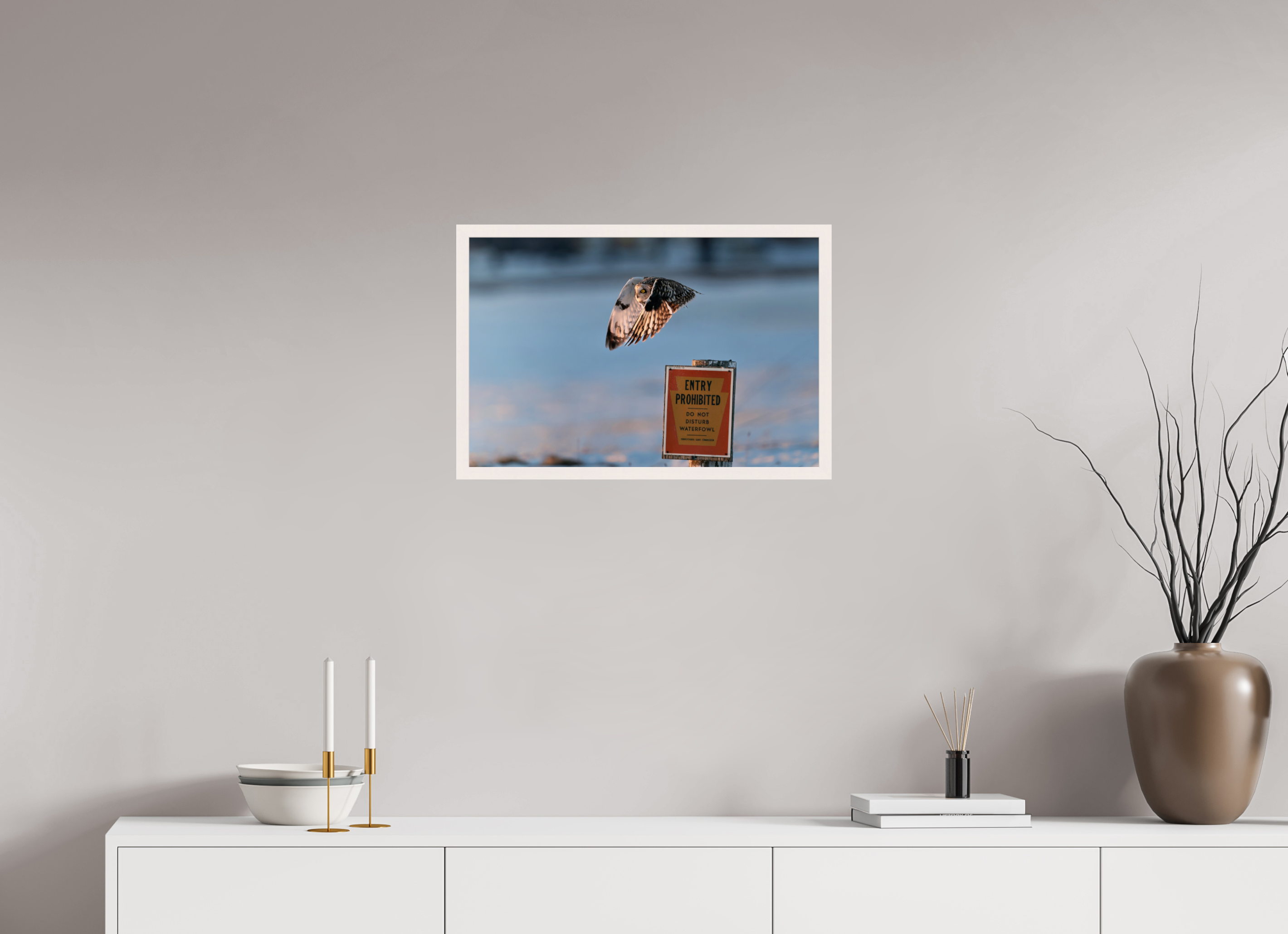 24 x 16″, Gallery Frame Entry Prohibited