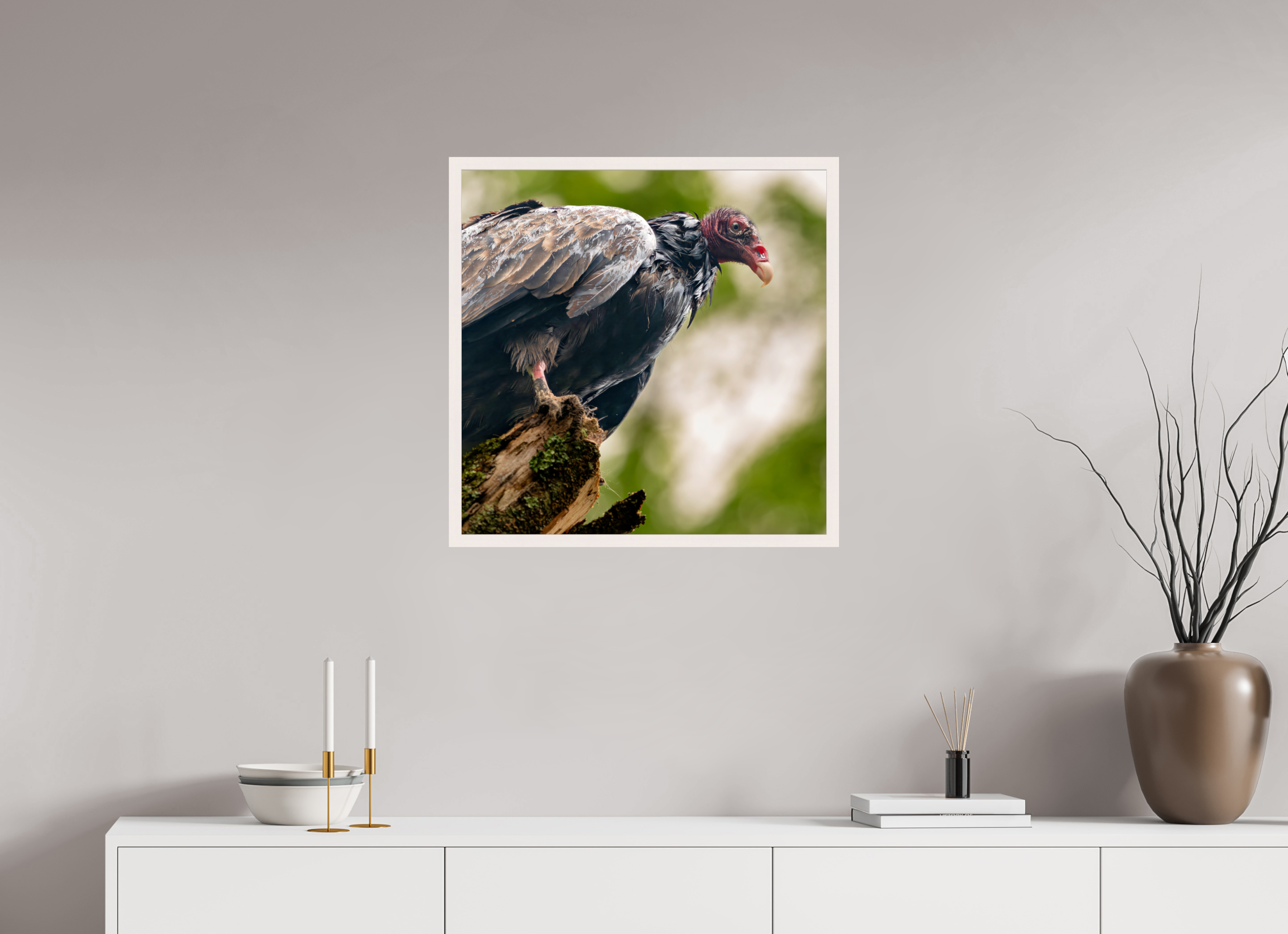 25 x 25″, Gallery Frame Guardian at the Gate