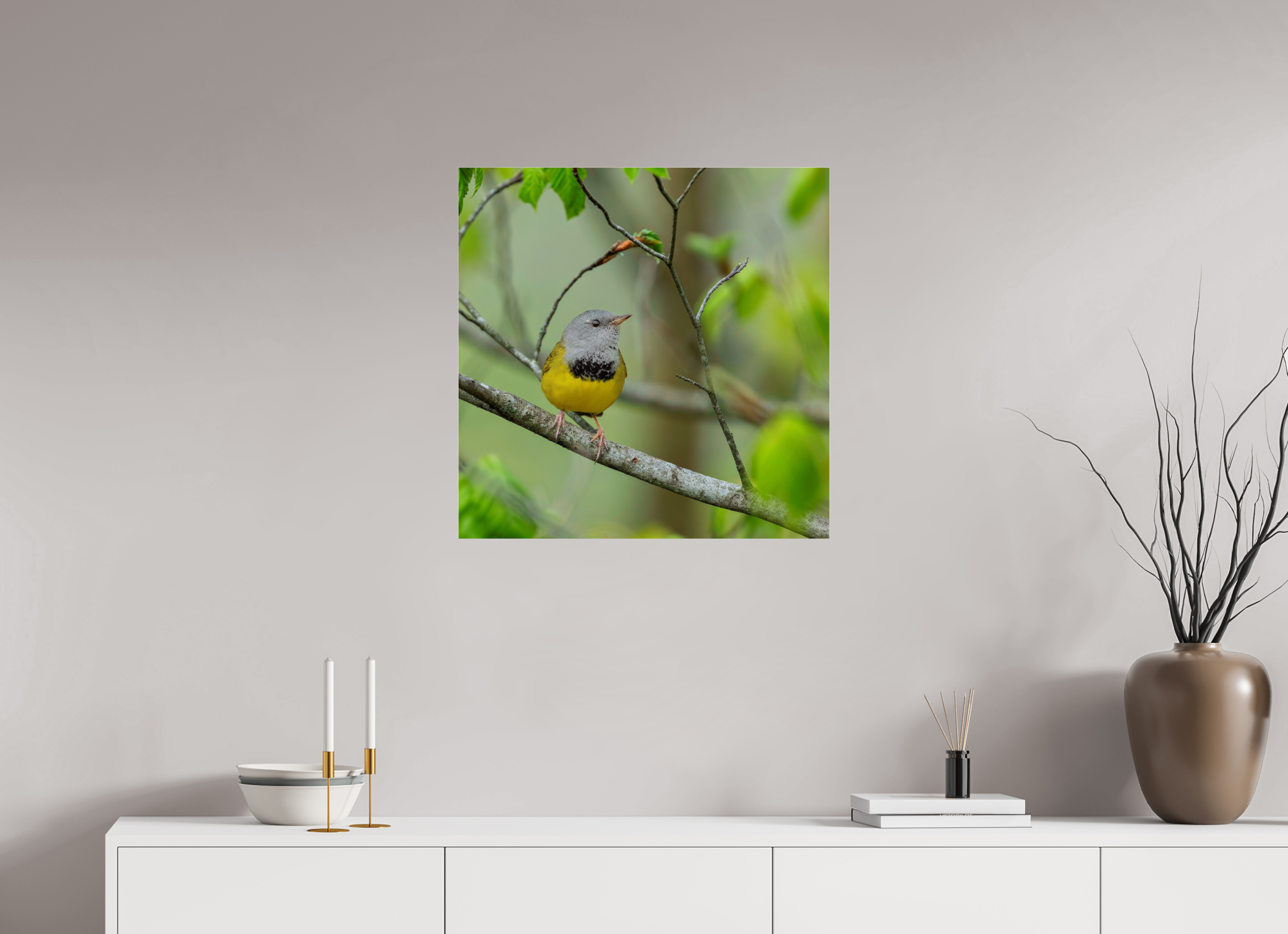 25 x 25″, Print Under Acrylic Glass Good Mourning!