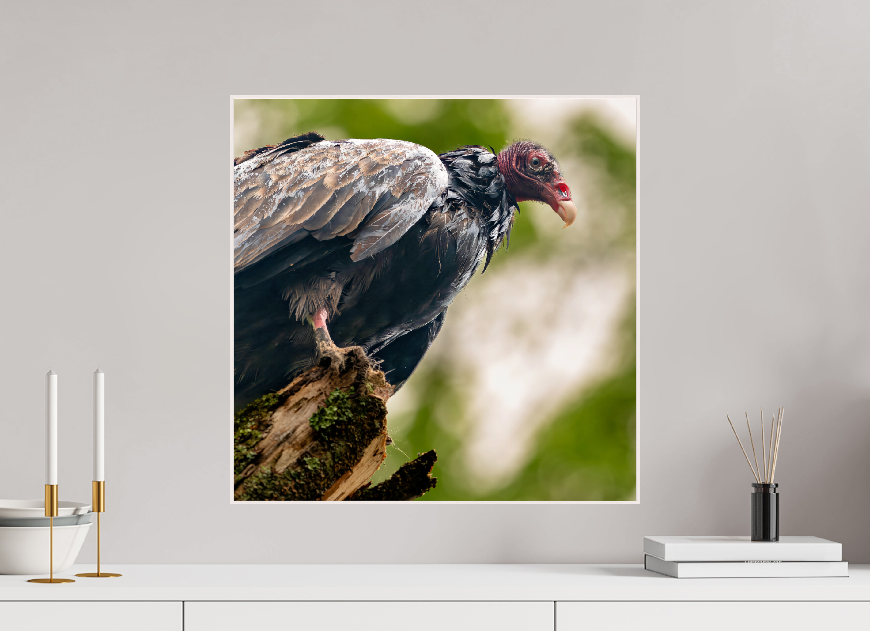 20 x 20″, Solid Wood ArtBox Frame Guardian at the Gate