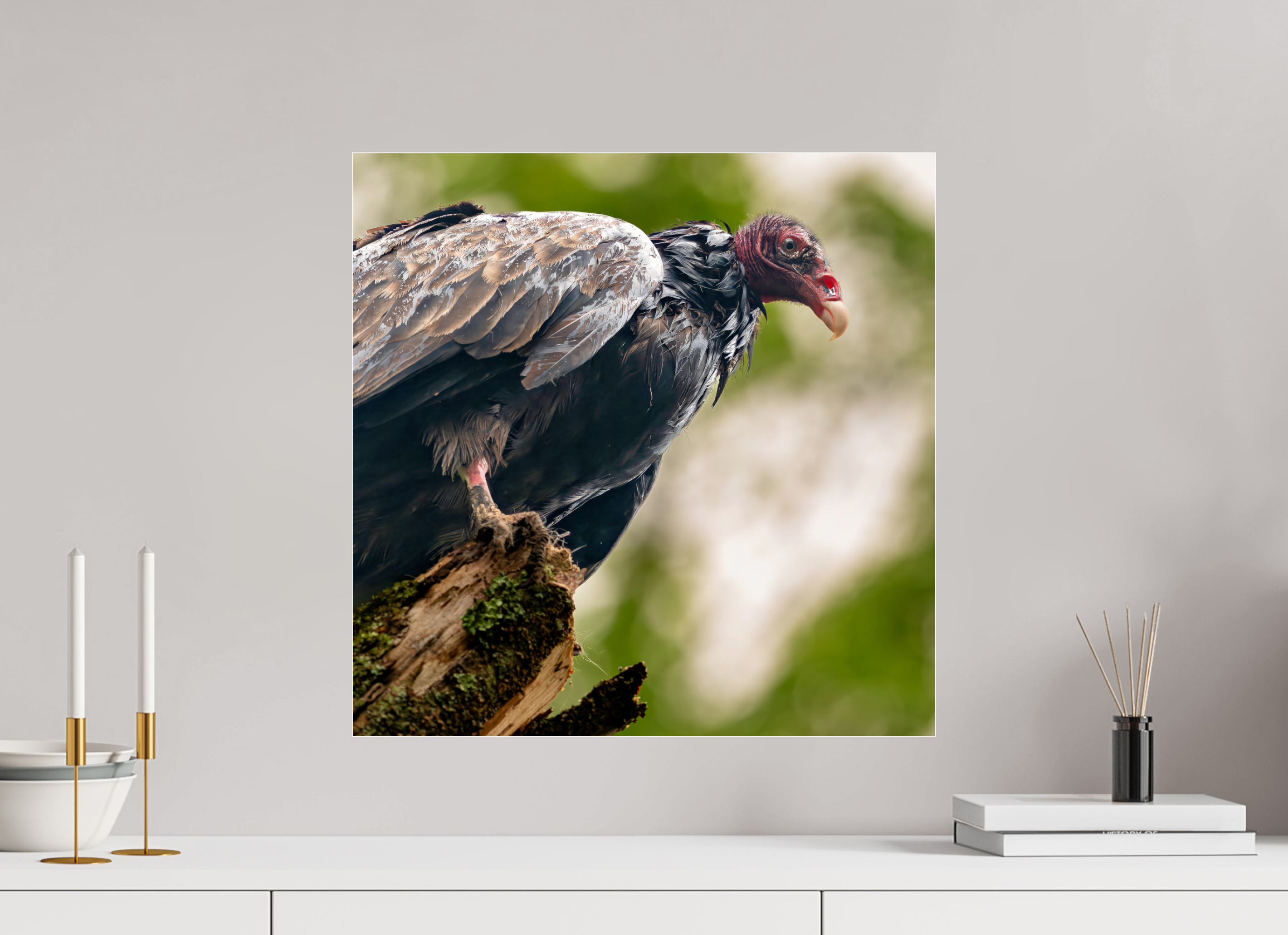 20 x 20″, Print Under Acrylic Glass Guardian at the Gate
